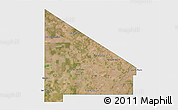 Satellite 3D Map of 12 de Octubre, single color outside