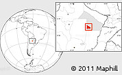 Blank Location Map of 12 de Octubre, highlighted parent region