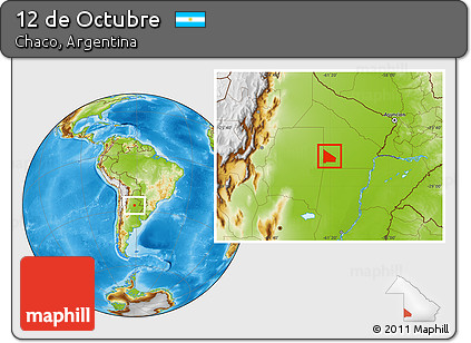 Physical Location Map of 12 De Octubre
