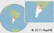 Savanna Style Location Map of 12 de Octubre, highlighted country, highlighted parent region, within the entire country