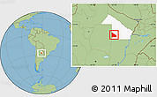 Savanna Style Location Map of 12 de Octubre, highlighted parent region