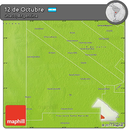 Physical Map of 12 De Octubre