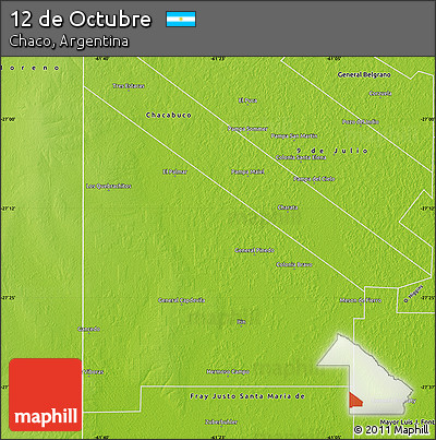 Physical Map of 12 De Octubre