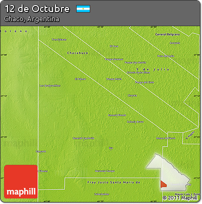 Physical Map of 12 De Octubre