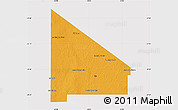 Political Map of 12 de Octubre, cropped outside