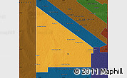 Political Map of 12 de Octubre, darken