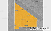 Political Map of 12 de Octubre, desaturated