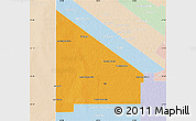 Political Map of 12 de Octubre, lighten
