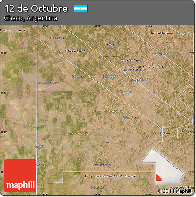 Satellite Map of 12 De Octubre
