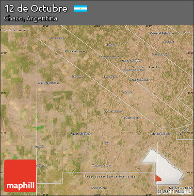 Satellite Map of 12 De Octubre