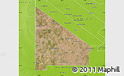 Satellite Map of 12 de Octubre, physical outside