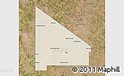 Shaded Relief Map of 12 de Octubre, satellite outside
