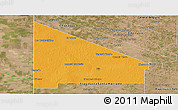 Political Panoramic Map of 12 de Octubre, satellite outside
