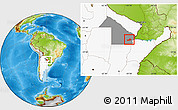 Physical Location Map of Libertad, highlighted country, highlighted parent region