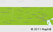 Physical Panoramic Map of Libertad