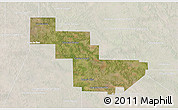 Satellite 3D Map of Sargento Cabral, lighten