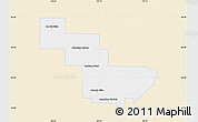 Classic Style Map of Sargento Cabral, single color outside