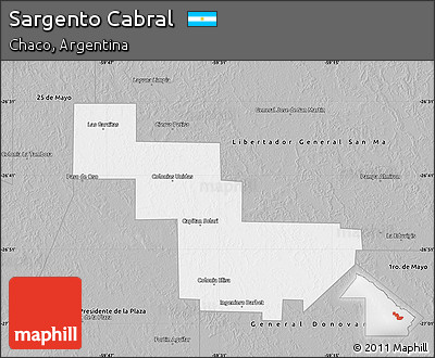 Gray Map of Sargento Cabral