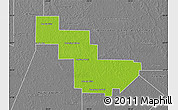 Physical Map of Sargento Cabral, desaturated