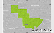 Physical Map of Sargento Cabral, lighten, desaturated