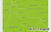 Physical Map of Sargento Cabral