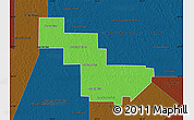 Political Map of Sargento Cabral, darken