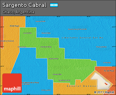Political Map of Sargento Cabral
