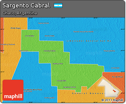 Political Map of Sargento Cabral