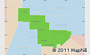 Political Map of Sargento Cabral, lighten