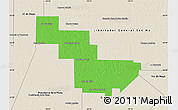 Political Map of Sargento Cabral, shaded relief outside
