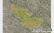 Satellite Map of Sargento Cabral, semi-desaturated
