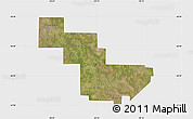 Satellite Map of Sargento Cabral, single color outside