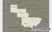 Shaded Relief Map of Sargento Cabral, darken