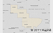 Shaded Relief Map of Sargento Cabral, desaturated
