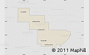 Shaded Relief Map of Sargento Cabral, lighten, desaturated