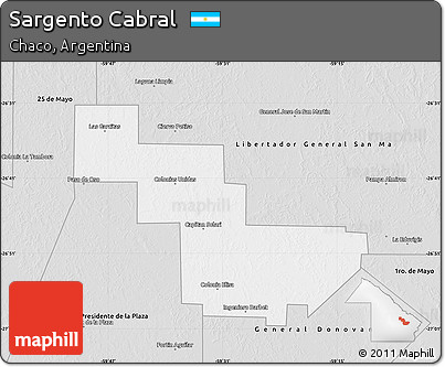 Silver Style Map of Sargento Cabral