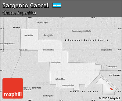 Silver Style Map of Sargento Cabral