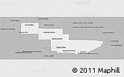 Gray Panoramic Map of Sargento Cabral
