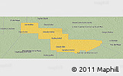 Savanna Style Panoramic Map of Sargento Cabral