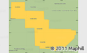 Savanna Style Simple Map of Sargento Cabral