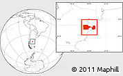 Blank Location Map of Biedma