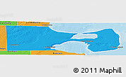 Political Panoramic Map of Biedma
