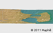 Satellite Panoramic Map of Biedma