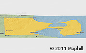 Savanna Style Panoramic Map of Biedma