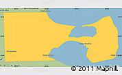 Savanna Style Simple Map of Biedma