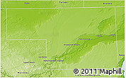 Physical 3D Map of Gaiman