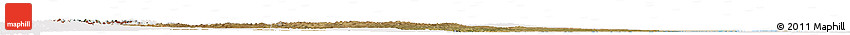 Satellite Horizon Map of Chubut, cropped outside