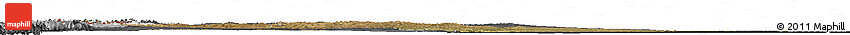 Satellite Horizon Map of Chubut, darken, desaturated
