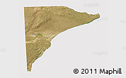Satellite 3D Map of Rawson, cropped outside