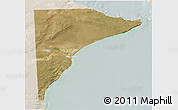 Satellite 3D Map of Rawson, lighten